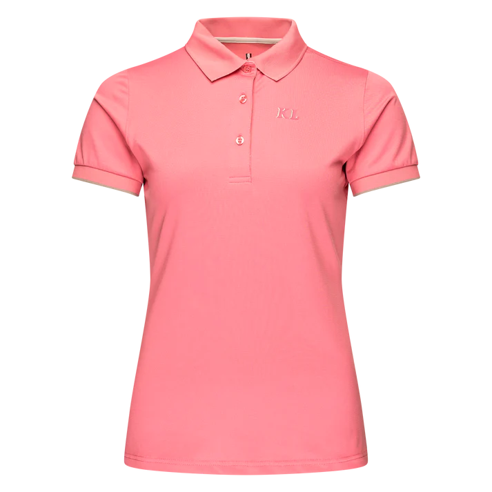 Kingsland KLCadence Ladies Tec Pique Polo Shirt, Pink Chateau Rose